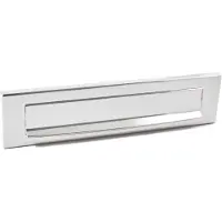 Hardbrass Mariani Briefplaat Ellen Chroom 330x79mm