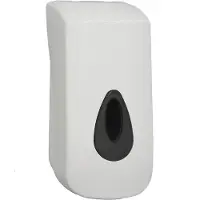 Plastiqline Kunststof zeepdispenser 400 ml voor wandmontage