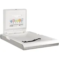 Mediclinics babyverschoontafel verticaal RVS look CP0016VCS
