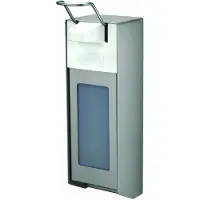 Mediqo-Line Aluminium garagezeepdispenser voor Wandmontage