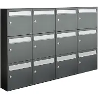 Allux Flow Set 4-Breed, 3-Hoog Antraciet - 40040065_4x3
