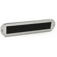 Hardbrass Tochtwering Aart - PVD glans nikkel