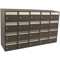 Stoer! Brickset 5-Breed, 4-Hoog Met Dak Antraciet - 40215065_5x4d