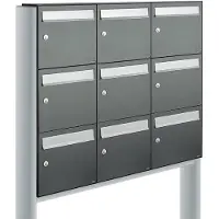 Allux Flow Set 3-Breed, 3-Hoog Op Statief Antraciet - 40040065_3x3s