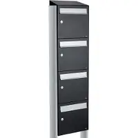 Allux Flow Set 4-Hoog Met Dak Op Statief Zwart - 40040070_1x4ds