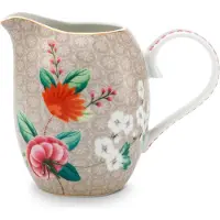 Pip studio Blushing Birds 250ml melkkannetje Kleur: khaki