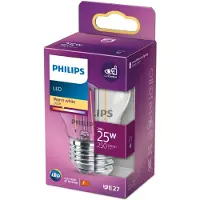 Philips 6x LED lamp E27 | Kogel P45 | Filament | Helder | 2700K | 2W (25W)