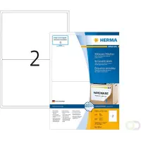 Herma adresetiketten Speciaal Nr. 10314, 199,6 x 143,5 mm, zelfklevend, verwijderbaar, bedrukbaar, wit, 200 stuks op 100 vellen