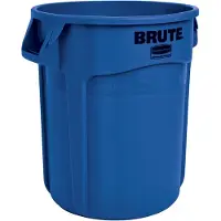Nobrand Rubbermaid Geventileerde BRUTE-container, 76 liter, blauw