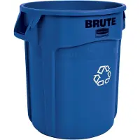 Rubbermaid Multifunctionele bak blauw 76 l PE Buitenkant-Ø495xH581mm, Vuilnisbak, Blauw