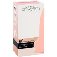 Naked Addiction - Dubbellaags Siliconen Dildo Met Zuignap - Met Incredifeel Technologie - 21.5 cm