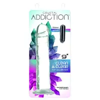 Addiction - Crystal Vertical Dildo (No Balls) 23 cm