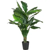 Bauhaus Mica Decorations spathiphyllum in plastic pot maat in cm: 160 x 80