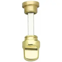 Intersteel WC-olive los met 8mm dikke stift - messing gelakt