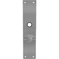 Intersteel renovatieschild rechthoekig 250x55x2mm toilet-/badkamersluiting 78/8mm - RVS