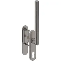 Hardbrass Hefschuifdeurgreep Toledo B Enkel PC69 | Inox