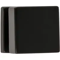 Hardbrass Voordeurknop Quadro Exc | Puur Zwart