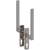 Hardbrass Hefschuifdeurgreep Phoenix dubbel PC69 - RVS