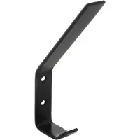 Intersteel Kapstokhaak 135 mm gebogen zwart