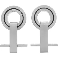 Intersteel Set van 2 hangrollen Modern Top 15,5cm - RVS