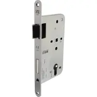 P & E P+E Dag- en nachtslot profielcilindergat 72mm DIN links met rvs geborstelde voorplaat 235x20mm