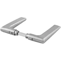 P & E P+E Deurkruk 8mm Wing-model 20mm 125x50mm RVS geborsteld