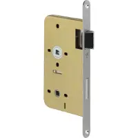 P & E P+E Vrij- en bezetslot WC72mm DIN rechts met rvs geborstelde voorplaat 235x20mm