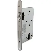 P & E P+E Tonrol dag- en nachtslot profielcilindergat 72mm doornmaat 60mm met rvs geborstelde voorplaat 235x25mm