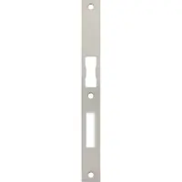 P & E P+E Sluitplaat zonder lip voor projectsloten met dag- en nachtsschoot 265x28mm rvs geborsteld