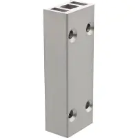 P & E P+E Veiligheidsespagnolet sluitkast - aluminiumgrijs F1