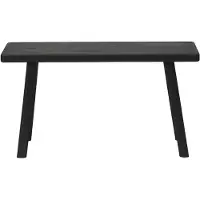 House Doctor Nadi Bank Zwart 81x43 Cm - Bankjes Keizersboom Black - 259390201