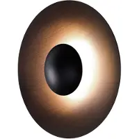 Marset Wandlampe , Ginger 42 C, dimbare, Roestbruin, Woonkamer, Metaal, Designer