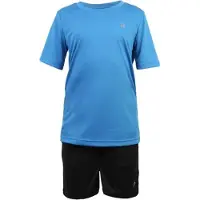 Donnay sportset Cham blauw/zwart Jongens/Meisjes Polyester Ronde hals Effen - maat 140