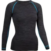 Avento Baselayer Women Thermoshirt Superior Zwart/Aqua-Maat 44