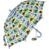 Rex London - Kinderparaplu - Paraplu - Dino's - Blauw Groen