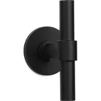 Formani One PBT15/50 Deurkruk op rozet mat zwart - dubbel geveerd