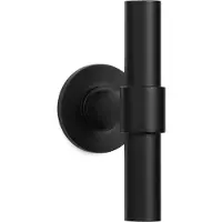 Formani One PBT20XL/50 Deurkruk op rozet mat zwart - dubbel geveerd