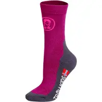 TROLLKIDS Trekking Mid Cut Socks II - Wandelsokken - Kinderen Berry 23 - 26