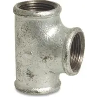 Mega T-Stuk Gietijzer Verzinkt 1 1/2" Binnendraad Nr. 130