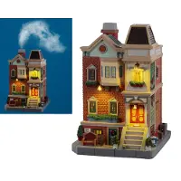 Lemax Caddington Village Kersthuisje Wester St. Row House (met Rook) 17,2 X 20,8 X 25,3 Cm