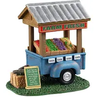 Lemax Farm fresh vegetable trailer - LEMAX