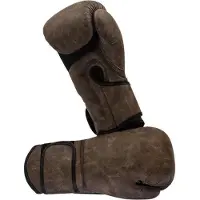 Nihon Hybride bokshandschoenen | semi-leer | Bruin gemêleerd (Maat: 16OZ)