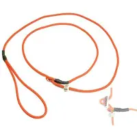 Mystique moxon jachtlijn met Dubbele Stop 4 mm - 150 cm Neon Oranje