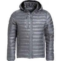Clique Heren Jas Hudson Hooded 020976 Grijs- Maat L
