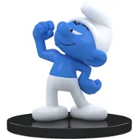 Diverse Het Smurfenbeeld Kracht-Smurf, 11 cm