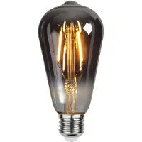 Star Trading LED lamp E27 1,8W ST64 Plain Smoke 2.100K 80lm