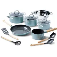 Greenpan Pannenset Mayflower 1 Met Keramische Antikleeflaag (13-delig)