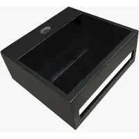 Mueller Viggo fontein solid surface 30x28x12,5cm mat zwart
