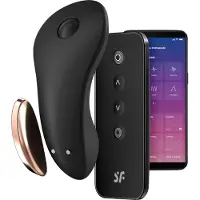 Satisfyer Little Secret - App-gestuurde clitoristrillator (zwart)