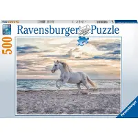 Ravensburger Puzzel Paard op het strand 500st Karton Ravensburger Puzzel